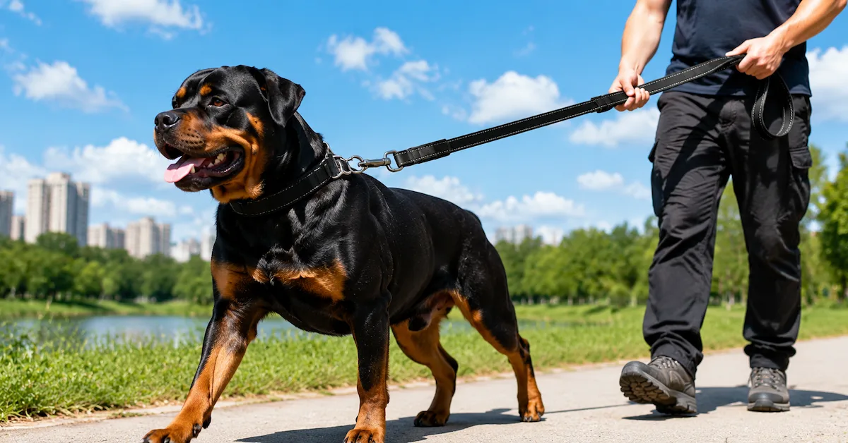 Strong dog leash for large dogs