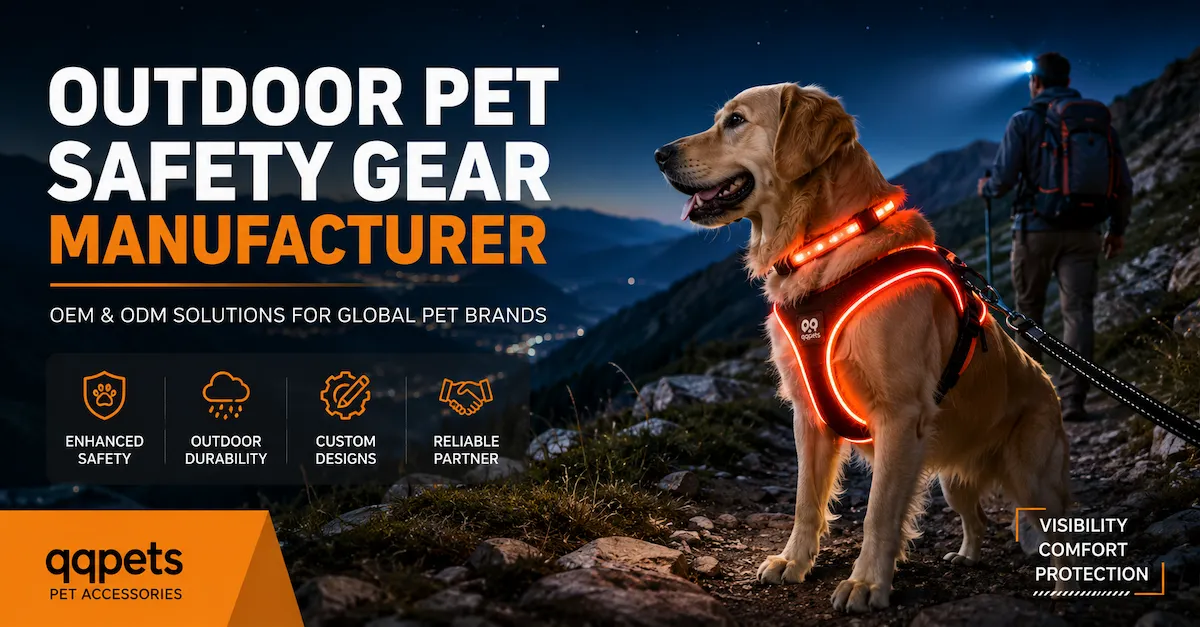 Outdoor pet safety gear manufacturer