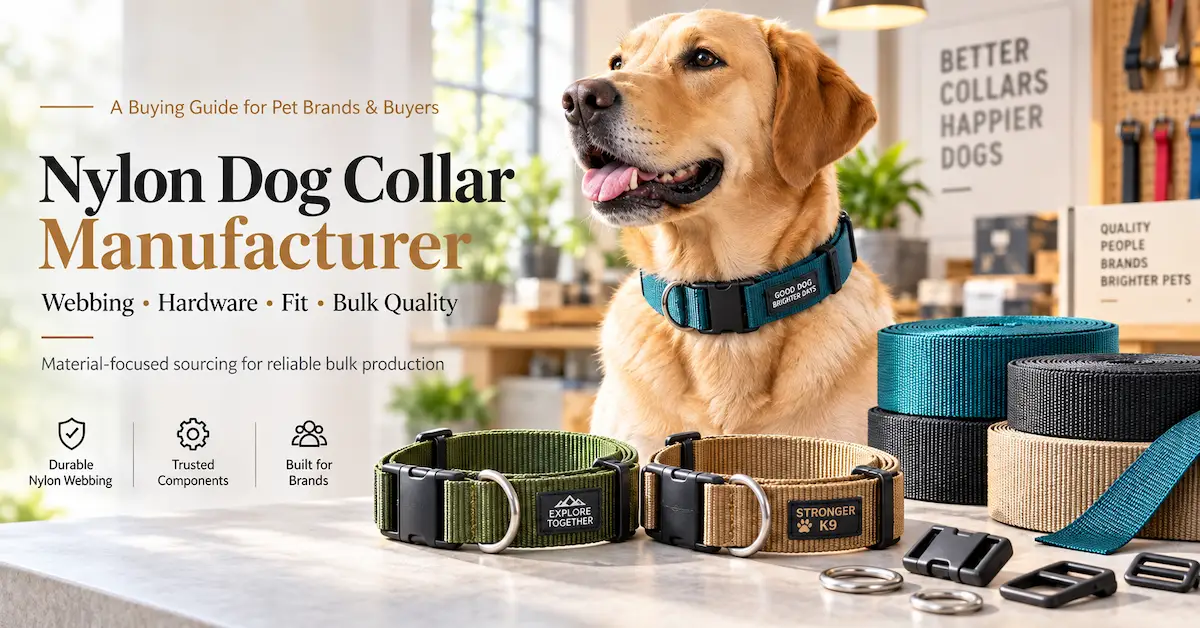 nylon dog collar manufacturer